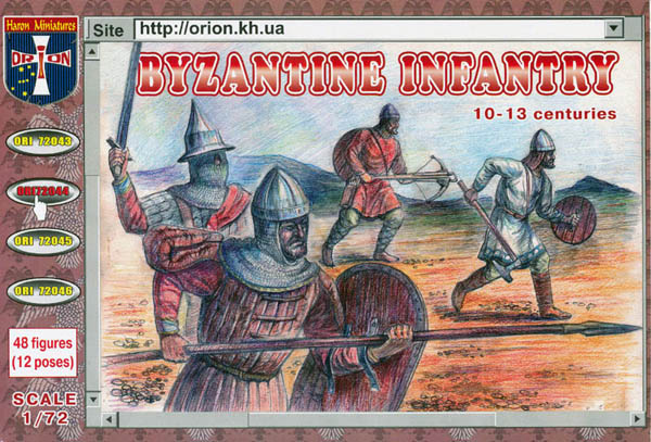 Byzantine infantry. 10-13th Century
