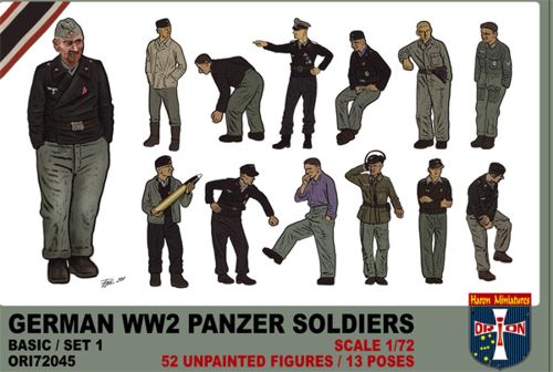 WWII German Panzer Soldiers, Basic Set 1