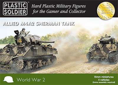 WWII U.S. Sherman M4A2/A3 Tanks