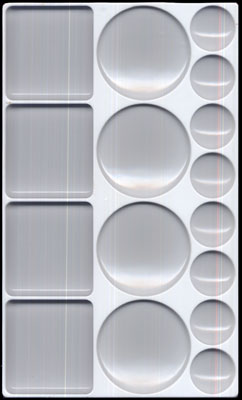 16 Well Palette - Rectangle