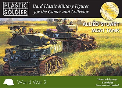 WW2 Allied M5A1 Stuart Tank