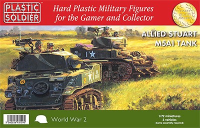 WWII Allied M5A1 Stuart Tank
