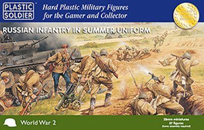 WWII Russian Infantry in Summer Uniform