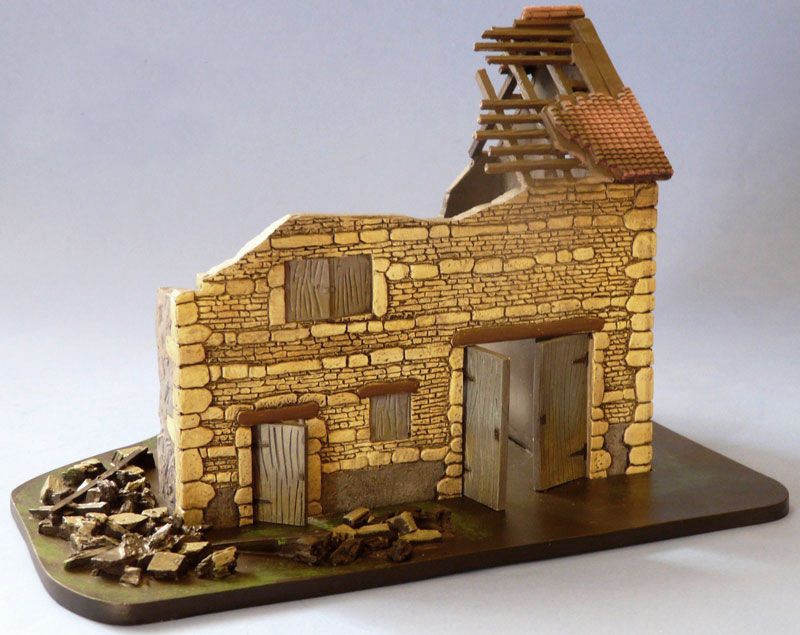 WWII Bombed Out Barn