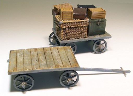 Railway Cart with Baggage
