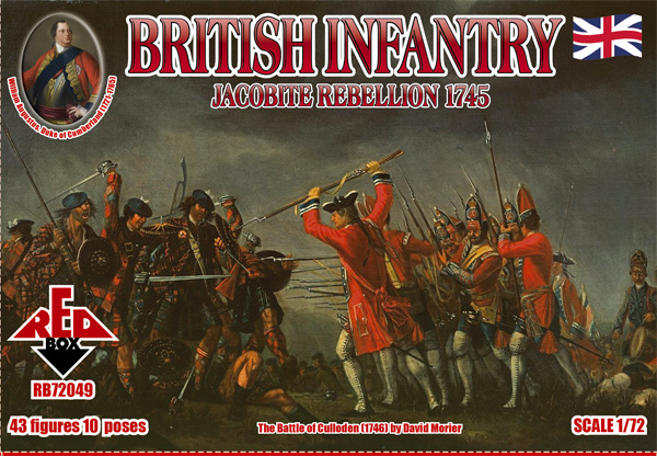 Jacobite Rebellion British Infantry 1745