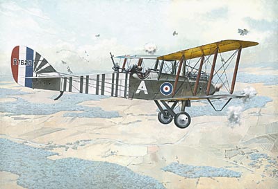 WWI British Airco (De Havilland) DH9 2-Seater World War I BiPlane Bomber