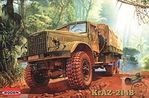 KrAZ-214B Off-Road Transport Military Truck