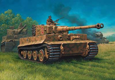 WWII German PzKpfw VI Tiger I Ausf. E Tank