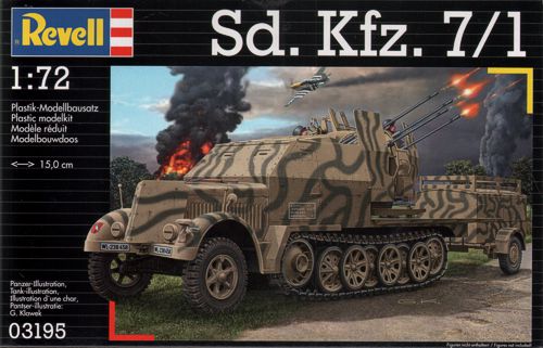 WWII German SdKfz 7/1 Halftrack