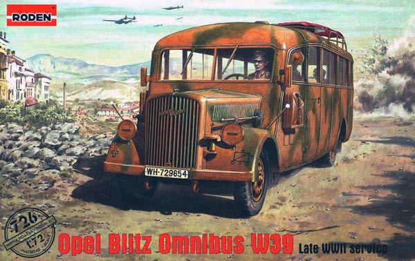WWII German Opel Blitz Omnibus W39 Late