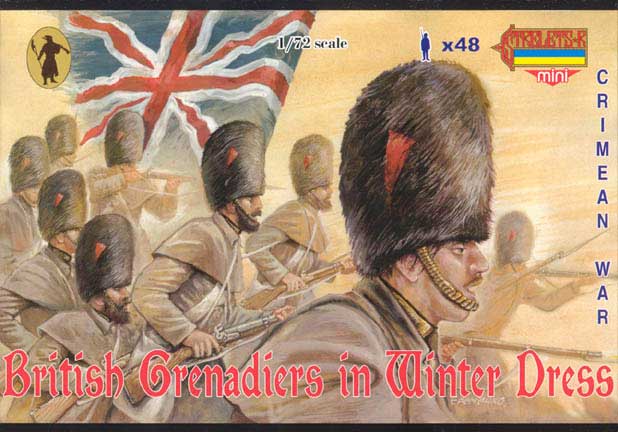 Strelets Mini -British Grenadiers in Winter Dress, Crimean War
