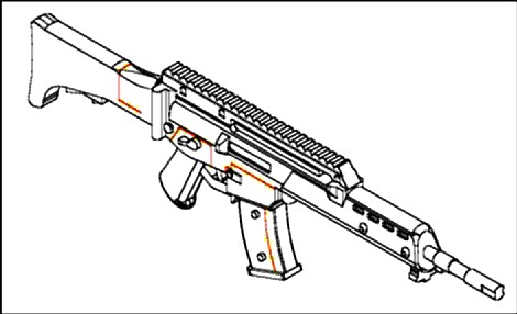G36KV Assault Rifles with Short Barrels
