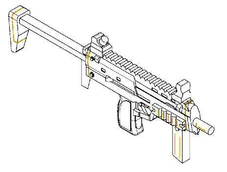 MP7A1 German Submachine Guns (6)