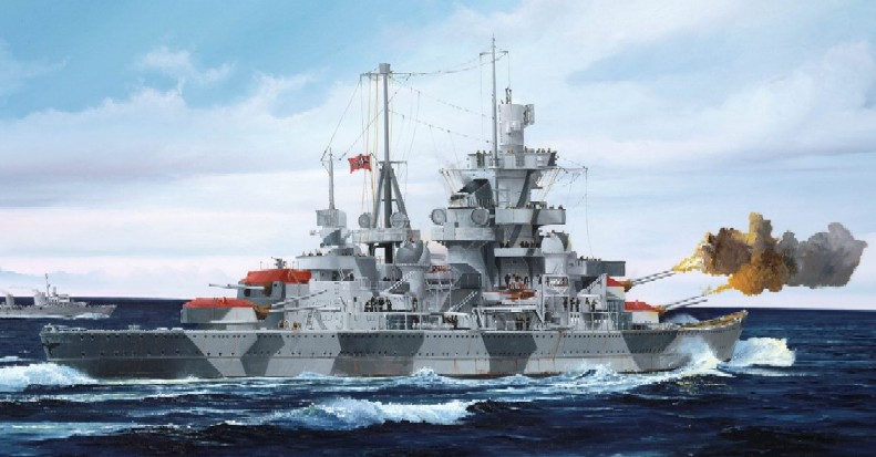 German Admiral Hipper Heavy Cruiser 1941