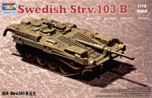 Post-War Swedish Strv 103B Main Battle Tank