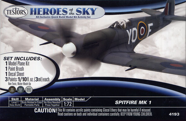 Quick Build Heroes Of The Sky Spitfire Mk 1