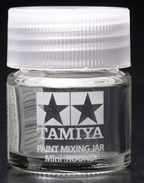 Paint Mixing Jar Mini Round 10ml Bottle 6 per Box