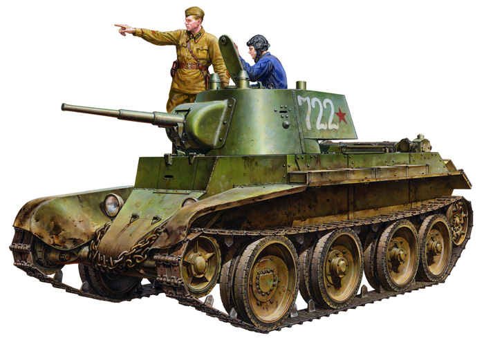 Michigan Toy Soldier Company : Tamiya - WWII Russian BT7 Model 1937 Tank