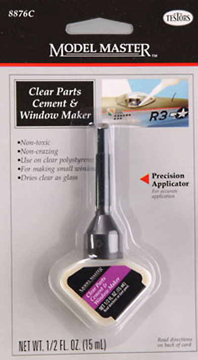 Model Master Clear Parts Cement & Window Maker