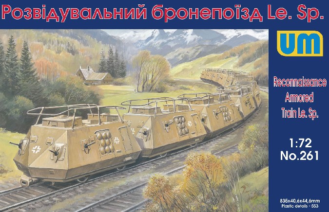 WWII German LeSp Recon Armored Railcars- 10 Cars