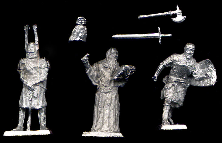 Holy Man and Two Knights