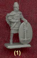 Welsh Crusader with Shield and Pike Axe