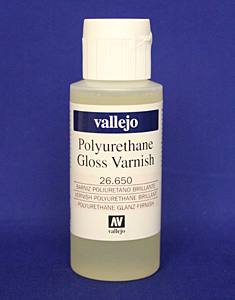 Vallejo Polyurethane Gloss Varnish 60ml Bottle