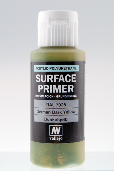 Vallejo Surface Primer German Dark Yellow 60ml