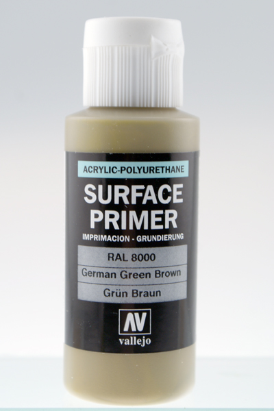 Vallejo Surface Primer German Green Brown 60ml