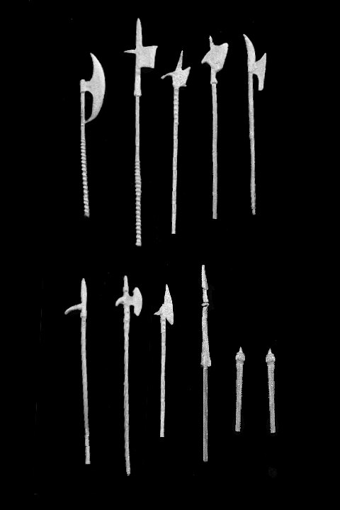 Weapon Set #1 - Helebarden