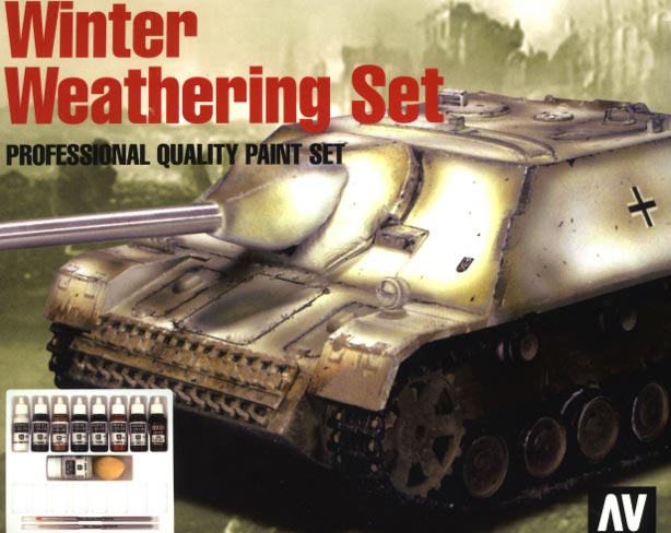 Vallejo Model Color Pro Winter Weathering Set