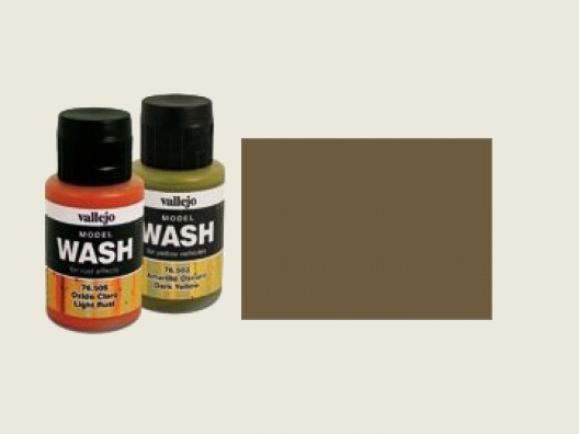 Vallejo Model Wash: Dark Khaki Green 35ml Bottle
