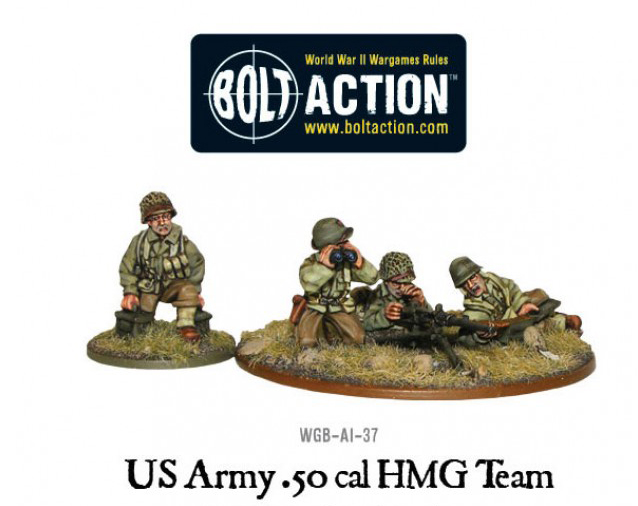 WWII U.S. Army .50 Cal MMG Team