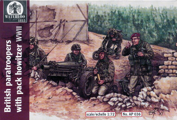 WWII British Paratroopers with Pack Howitzer