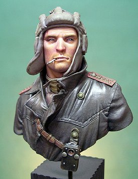 WWII Soviet Tank Commander 1944 Bust