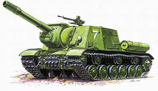 ISU152 Soviet Tank Destroyer