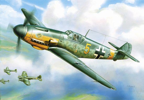 WWII German Messerschmitt Bf-109 F-2