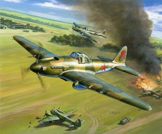 WWII Soviet Ilyushin IL-2 Stormovik