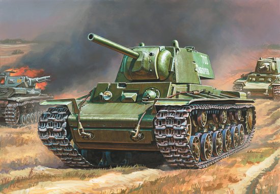 WWII KV-1 Soviet Heavy Tank