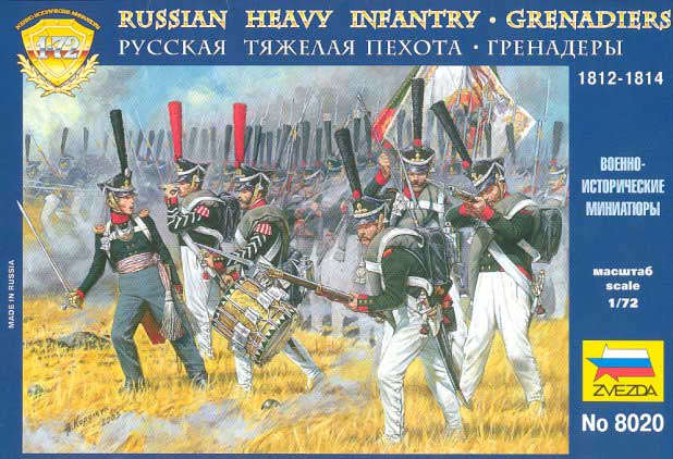 Napoleonic Russian Heavy Infantry 1812