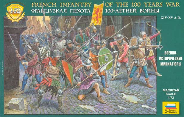 Reissue- Medieval French Infantry, 100 Years War