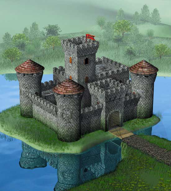 Medieval Stone Castle