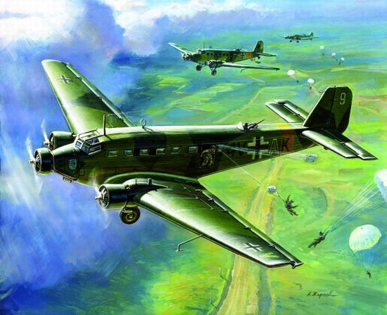 WWII German Junkers Ju-52 German Transport Plane