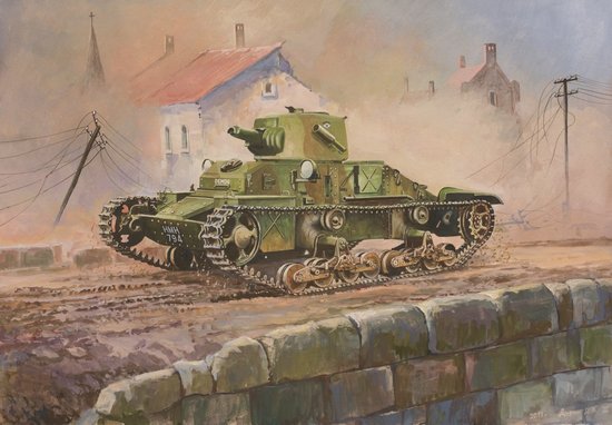 WWII British British Light Tank Matilda Mk. I ~ Snap Kit