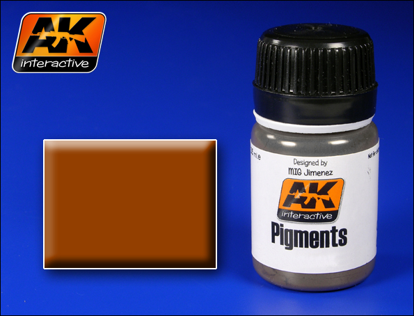 AK Interactive Pigment- Medium Rust 35ml Bottle