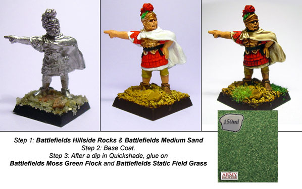 Battlefield- Scatter Moss Green, Flock