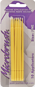 Fine Microbrushes (Yellow)