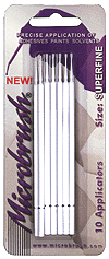 Super Fine Microbrushes (White)