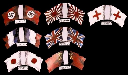 Michigan Toy Soldier Company : CTS Plastic Figures - WWII Russian Flag